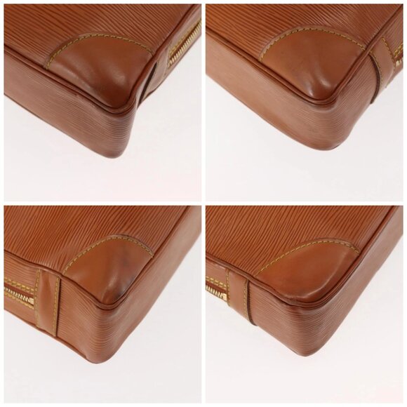 LOUIS VUITTON Epi Porte Documents Voyage Bag Zipangu Gold M54478 Auth bs29515 - Picture 15 of 16